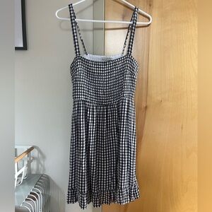 Abercrombie & Fitch Gingham Ruffle Dress